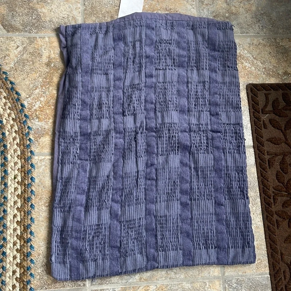 New Anthropologie Paulette Chenille Quilt Queen plus 2 shams